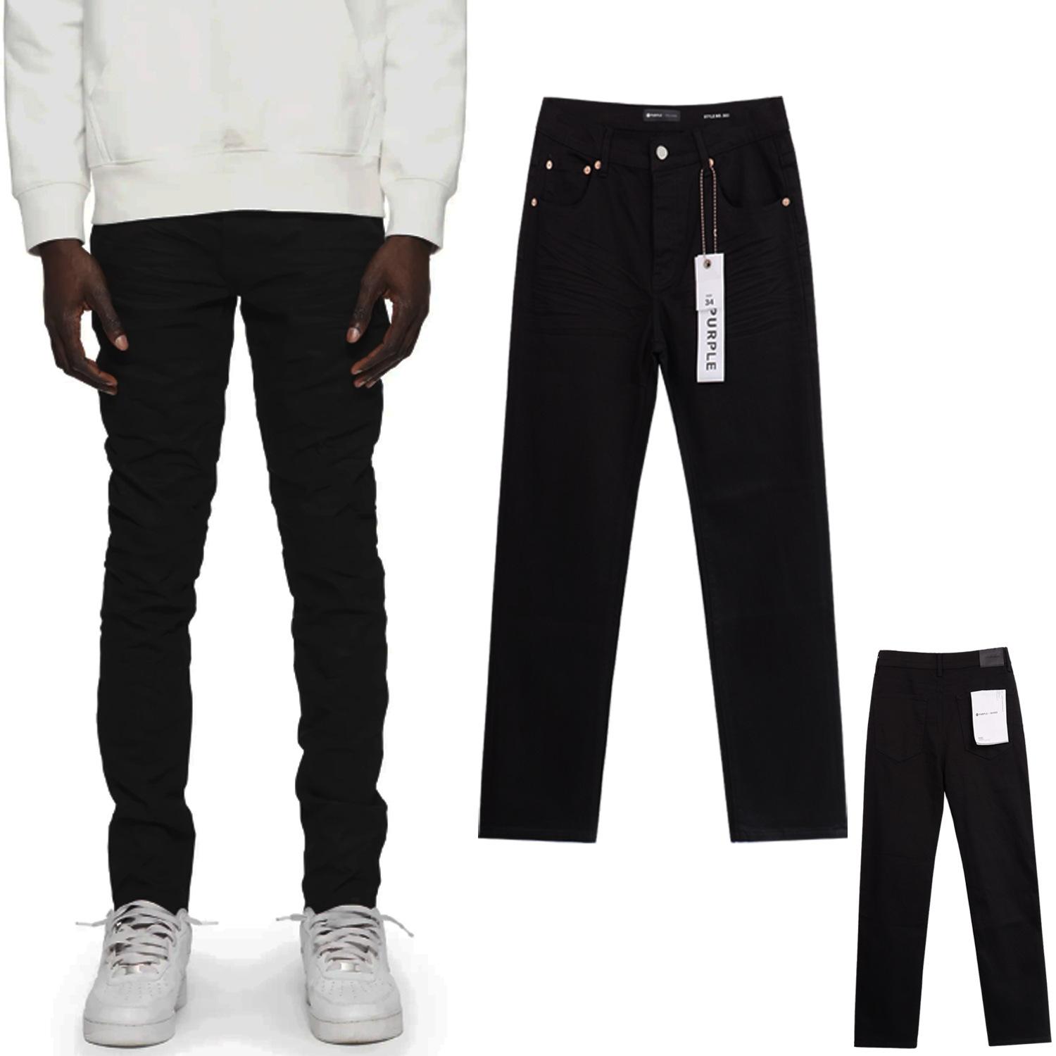 Cross-border Purple Purple Jeans Men's Ripped Denim Men's Fashion Brand Autumn New Korean Style Trousers