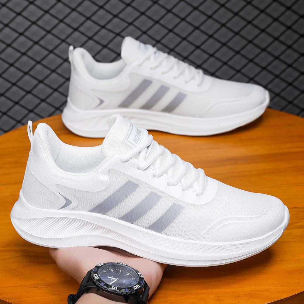 New summer sports shoes for men and women, breathable, thin, cold-adhesive, soft-soled, casual running shoes, non-slip and wear-resistant