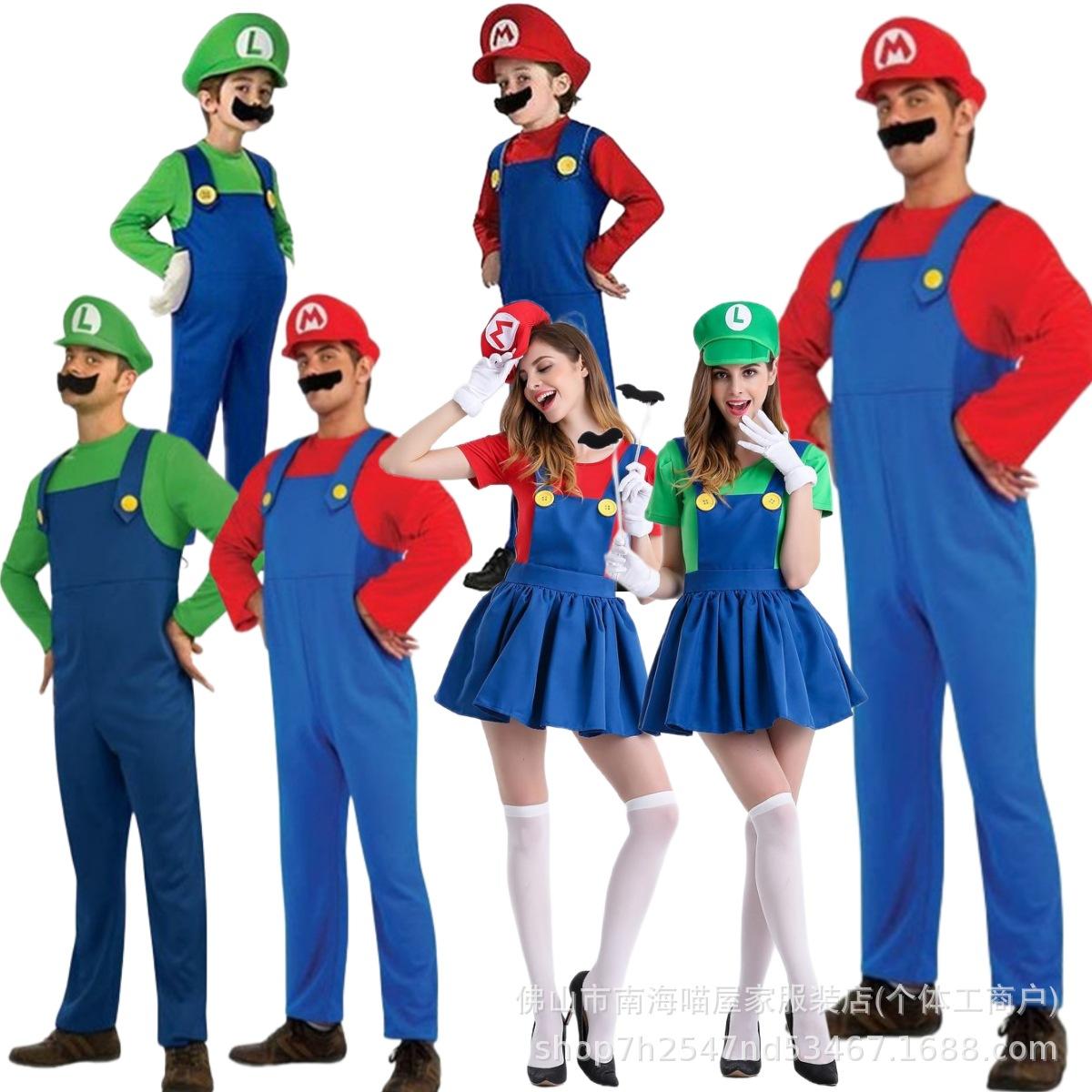 Halloween Cosplay Anime Costume Role-Playing Costume Children's Day Overalls Parent-Child Costume