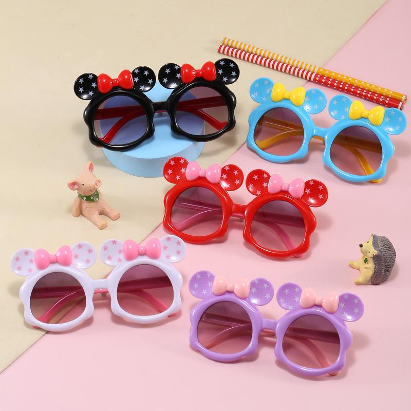 Children's Cartoon Mickey Sunglasses, Cute Anti-Uv Baby Sunglasses, Fashionable Trendy Glasses for Boys and Girls, in Stock