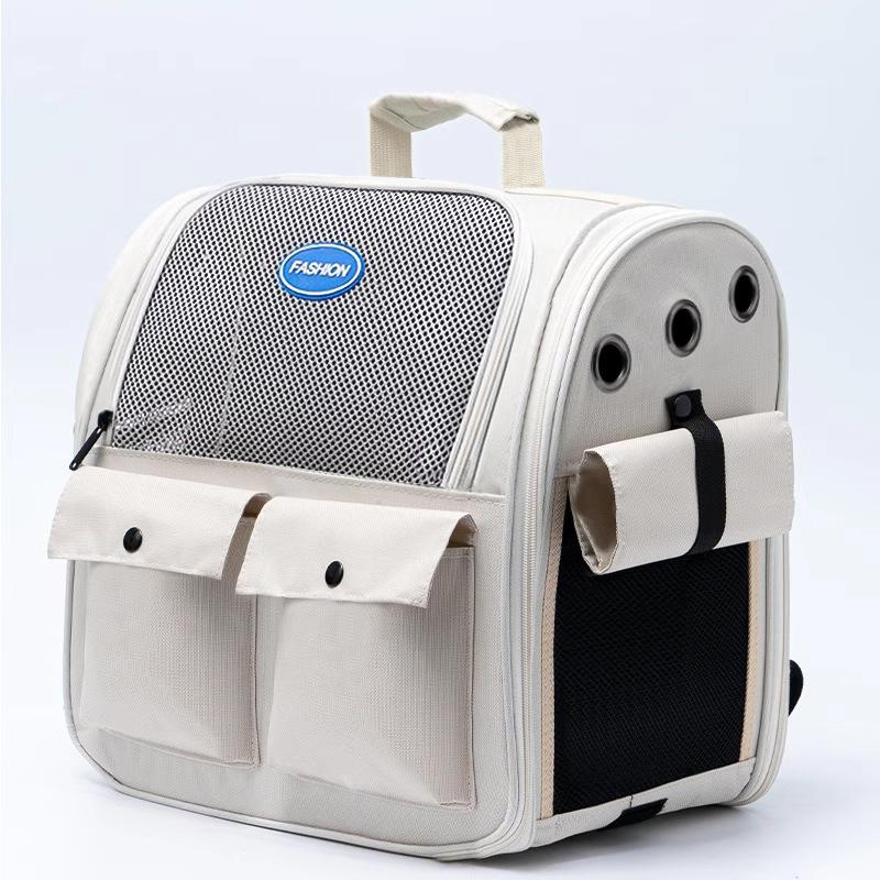 Cat Carrier Bag, Portable Cat Backpack, Double-Shoulder Space Bag, Breathable Dog Carrier Bag, Cat Carrier Bag, Pet Carrier Bag