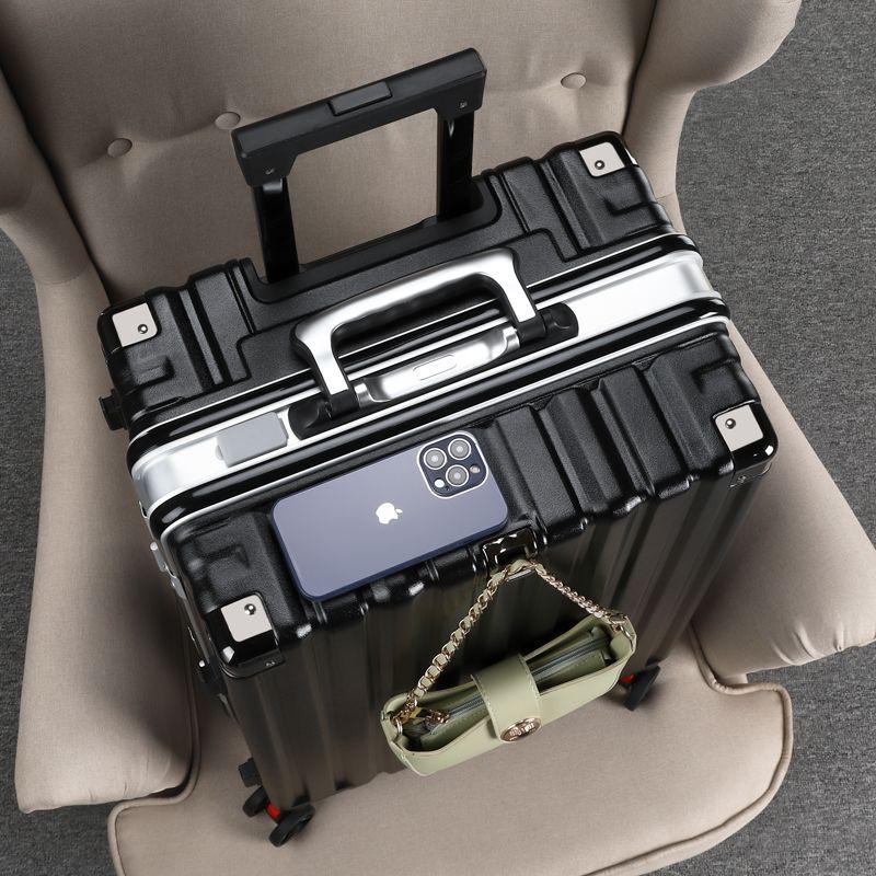 New Model of Suitcase with Universal Wheels, Trolley Case for Students, Large Capacity Travel Suitcase with Aluminum Frame, Sturdy and Durable Suitcase 24inch