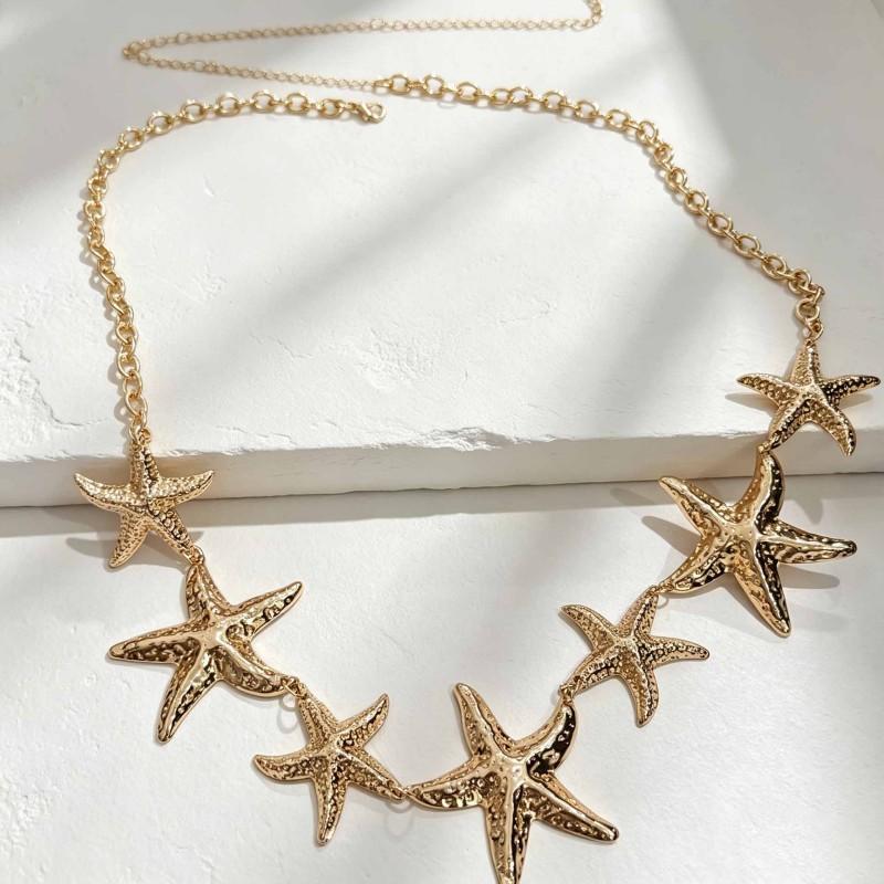 Amazon Sea Shell and Starfish Waist Chain, Bohemian Style, Women's Beach Accessory, Versatile Design for Summer