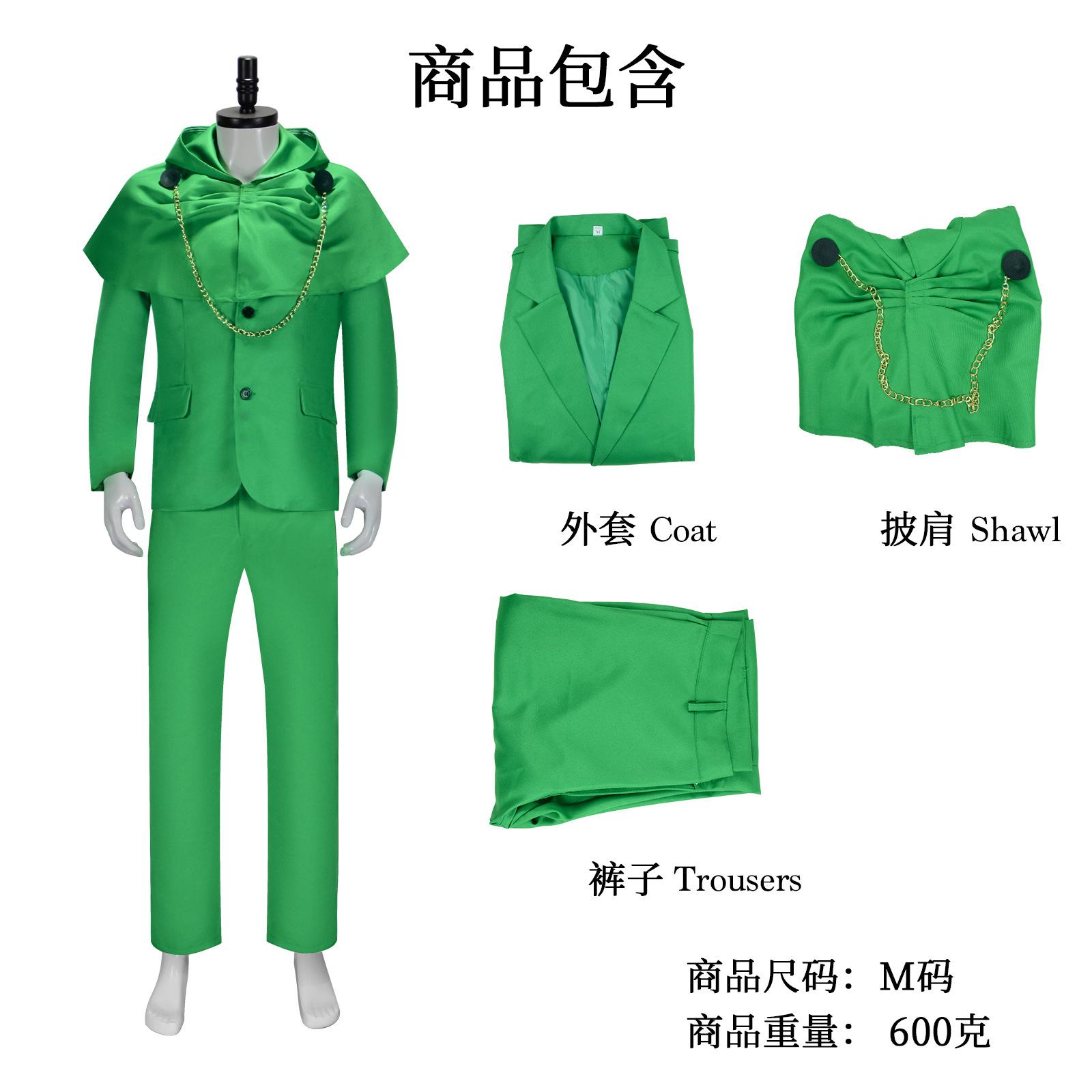 Avengers 5cos Suit Dr. Destruction Green suit Full Set Two-dimensional Cosplay Costume in stock