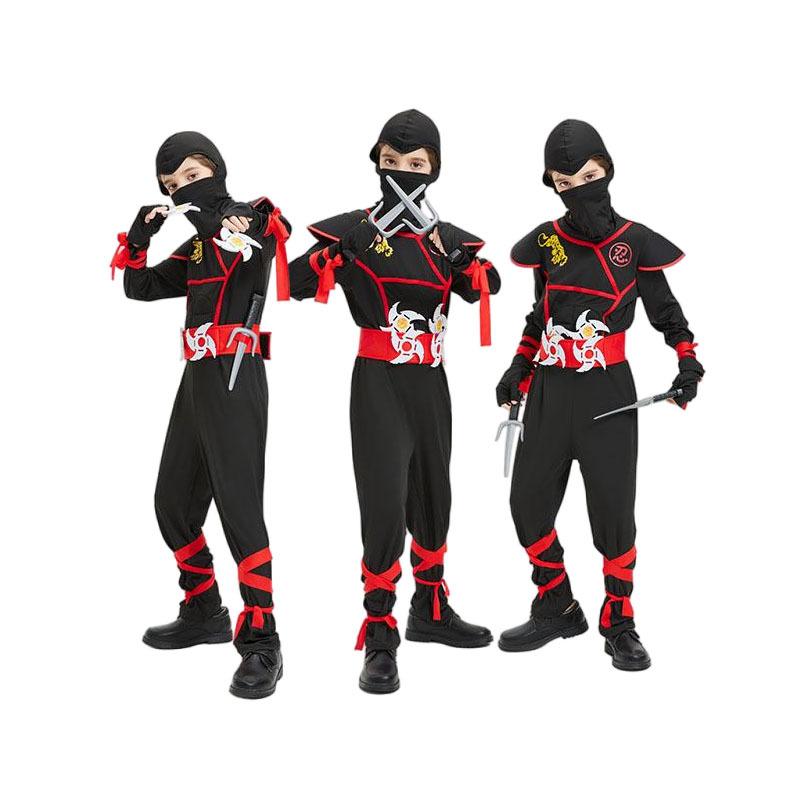 Halloween Ninja Costume Kidsren's Muscle Suit Warrior Ninja Kidsren's Performance Costume Cosplay Ninja Costume