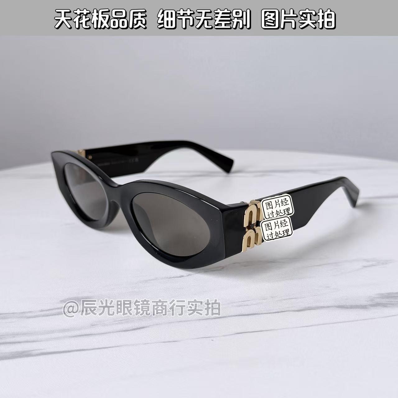 Ceiling Miu Sunglasses Miu 11W Sunglasses for Women, High-End Luxury, Uv400 Protection