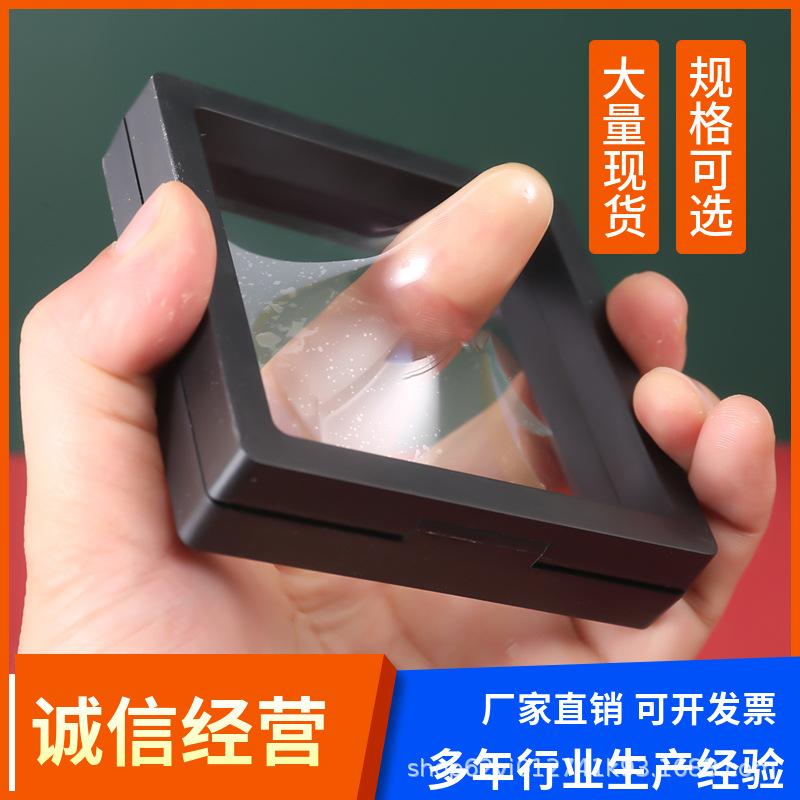Promotional Transparent PE Advanced Film Display Box Jewelry Ring Suspension Packaging Anti-oxidation in stock