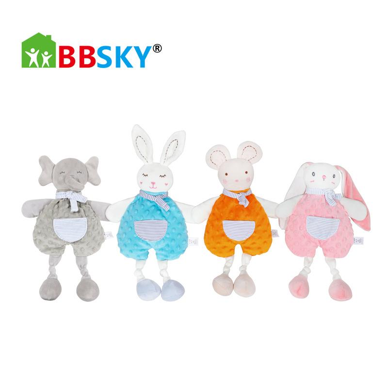 Baby toys 0-3 cute cartoon sleeping pillow with doll can bite manufacturers in stock wholesale