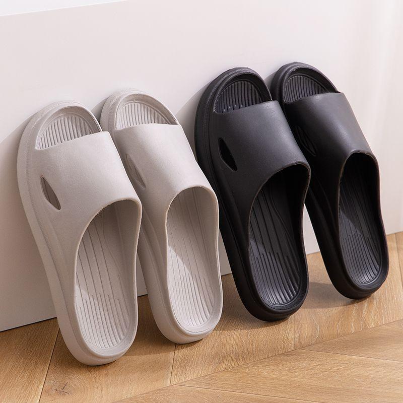 Hotel Four Seasons Slippers Women's Home Slippers Couple's Home Bathroom Slippers Men's Summer Non-slip Indoor Leakage Men's