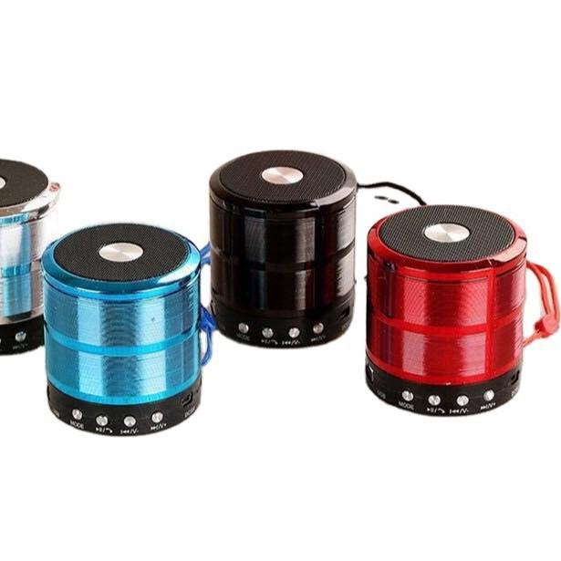 887 Small Steel Cannon Bluetooth Speaker Mini Wireless Hands-Free Call Subwoofer Gift Small Speaker 887D