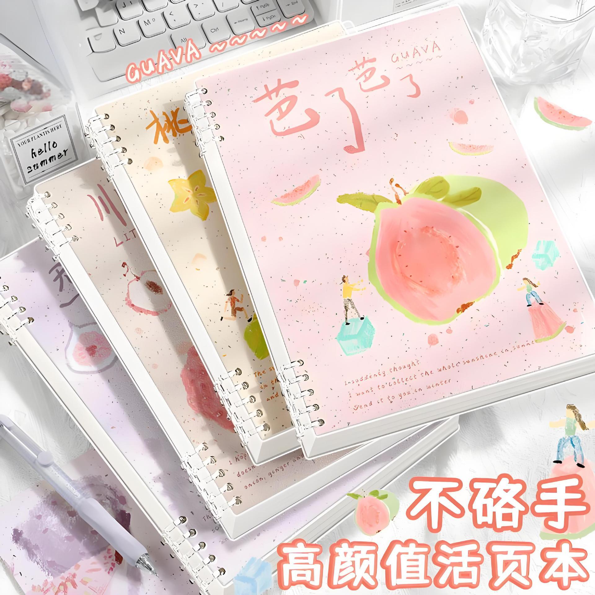 B5 Loose-Leaf Notebook Fun Notebook Thickeneded High-Value Detachable Loose-Leaf Student Coil A5 Notepad