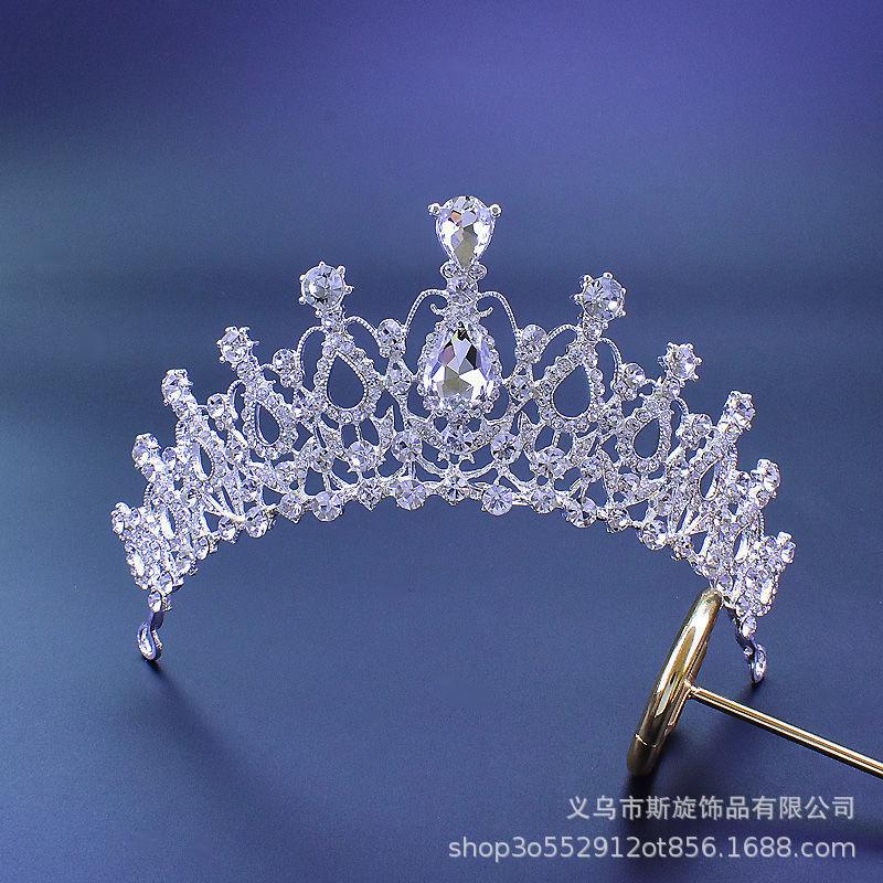 Wedding accessories bridal fairy elegant Mori Crown wedding wedding dress dinner travel racket style crown headdress