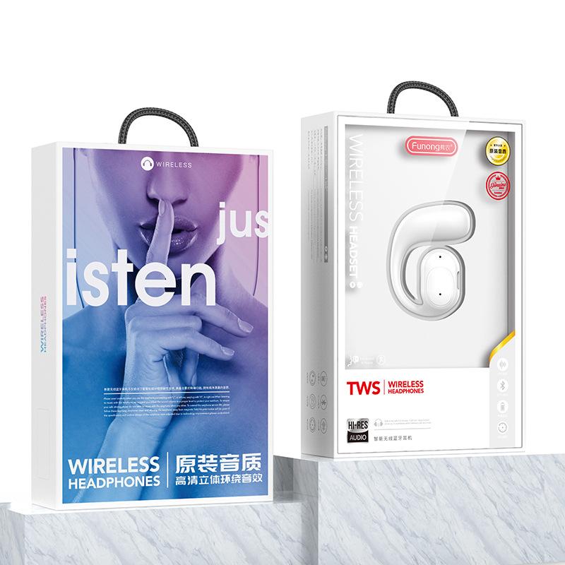 Single-ear Bluetooth headset ear-mounted for Huawei Xiaomi vivo Apple OPPO mobile phone Bluetooth headset