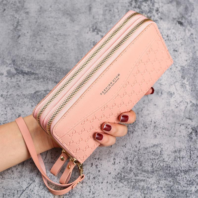 New Style Women's Long Wallet, Women's Zipper Coin Purse, Multi-Functional Mobile Phone Bag, Large Capacity, Simple Multi-Card Slot Card Holder