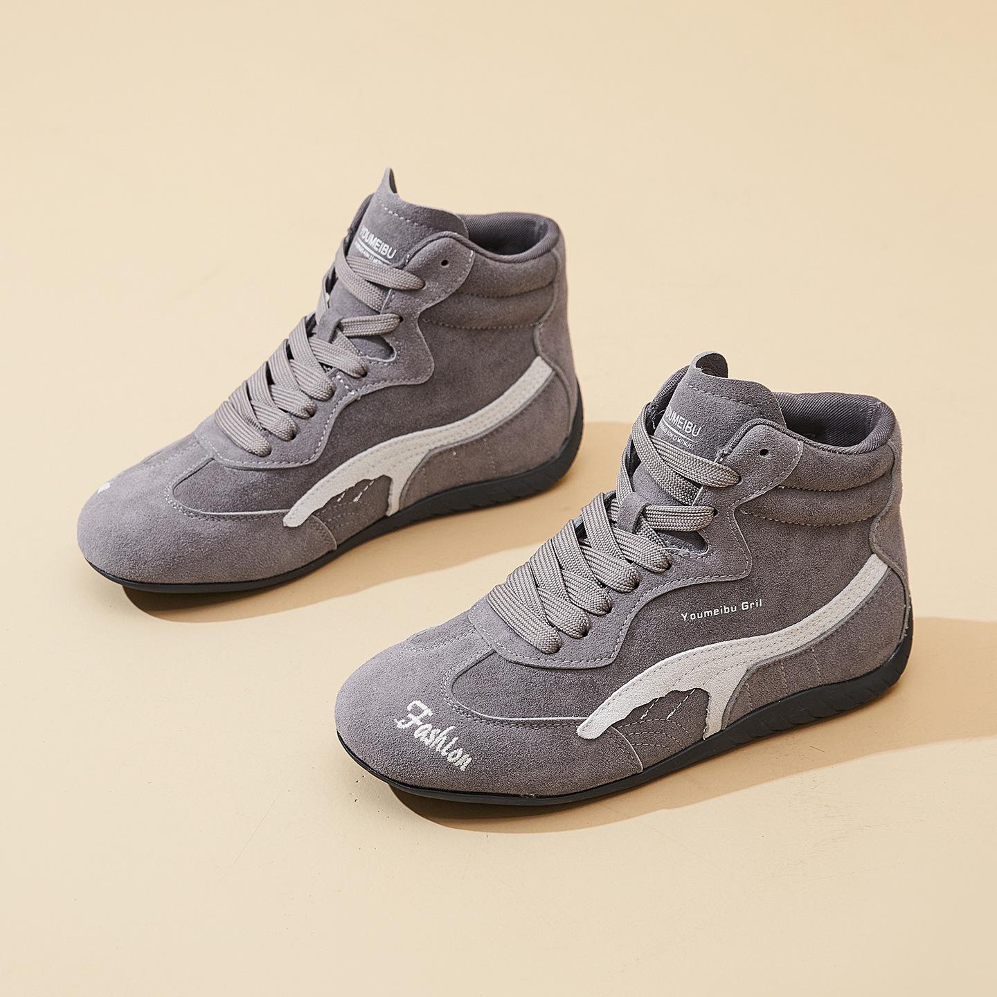European Influencer Style Women's Training Shoes Ins Trend 2025 Autumn New Korean Fashion Trendy Thick-Soled Sports Sneakers