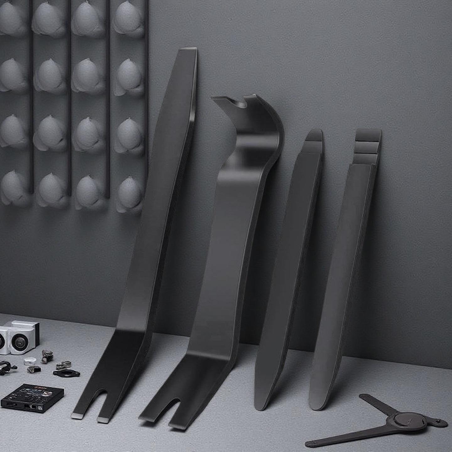 Car Audio Disassembly Tools, Car Wiring Pry Tool, Interior Disassembly, Dash Cam and Navigation Installation Pry Bar Set