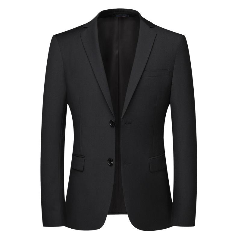 Suit men's casual solid color suit men's autumn fashion small suit young and middle-aged business single suit workwear top