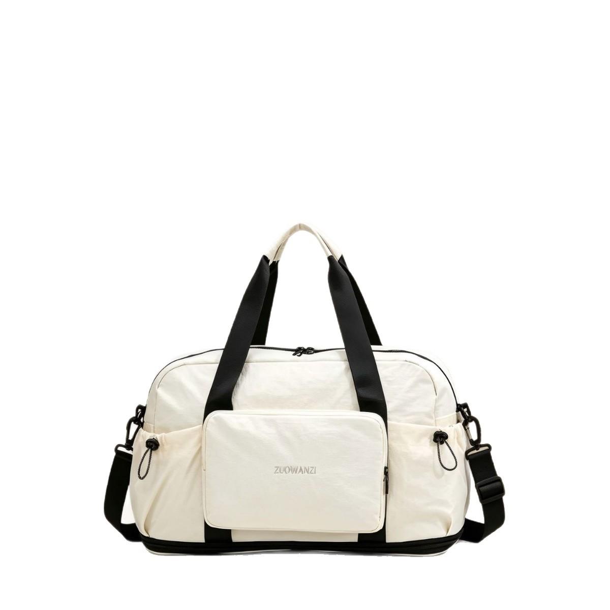 Foldable travel bag with handle, large capacity, multi-functional, can be used as a crossbody bag, swimming bag, or gym bag