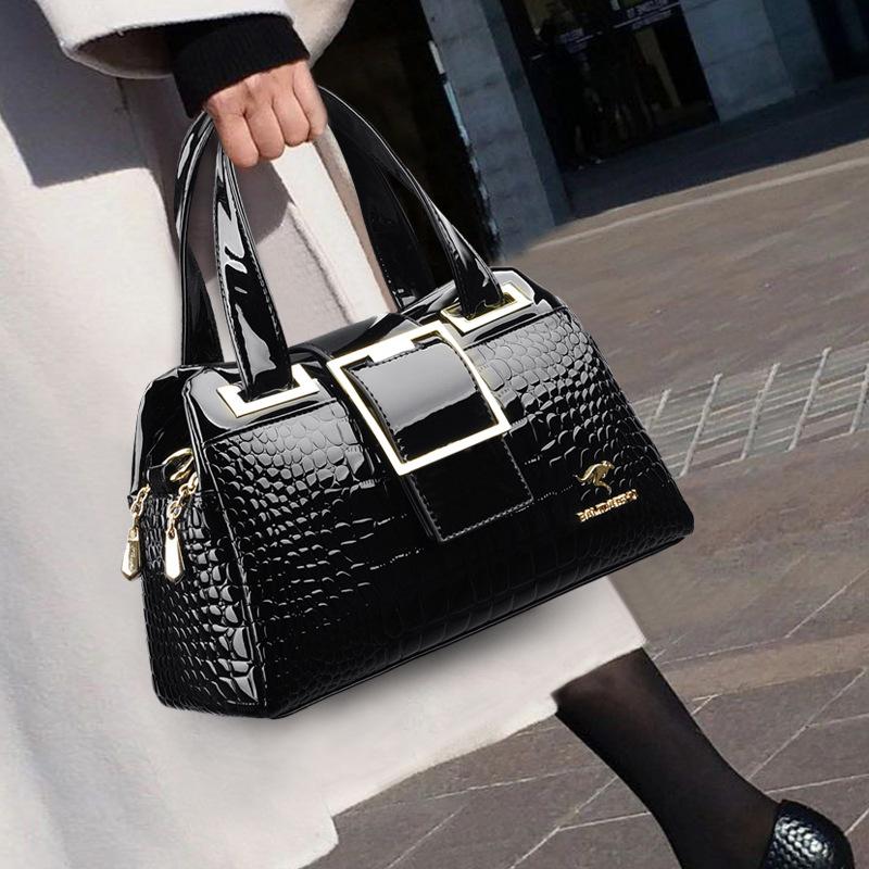 Hot Selling Women's Bag 2025 New Crossbody Bag Women's Bag Pu Middle-Aged Mother Bag Shoulder Bag Handbag Drop Shipping