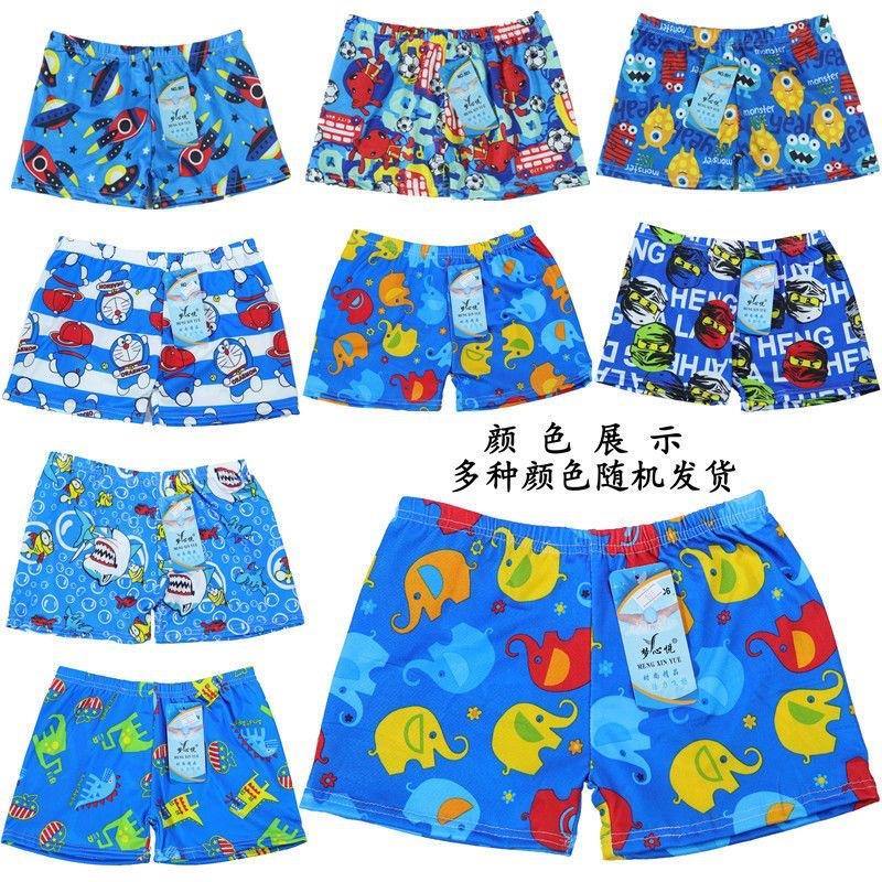 Manufacturer's Best-Selling Children's Swimming Trunks, Small, Medium and Large Children's Swimming Trunks, Boxer Quick-Drying Summer Cartoon Baby Swimsuits Wholesale