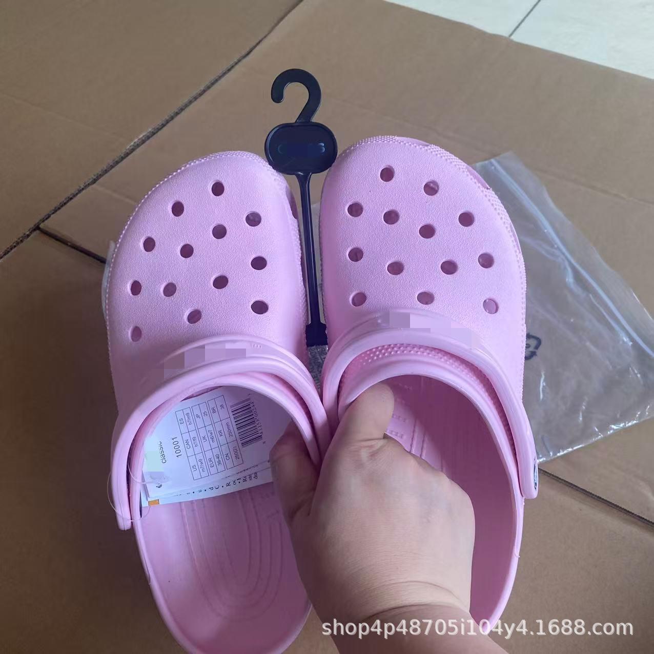 Cross-border popular clogs, classic celebrity style, couple's celebrity model, unisex flat beach shoes, comfortable, wholesale and dropshipping available