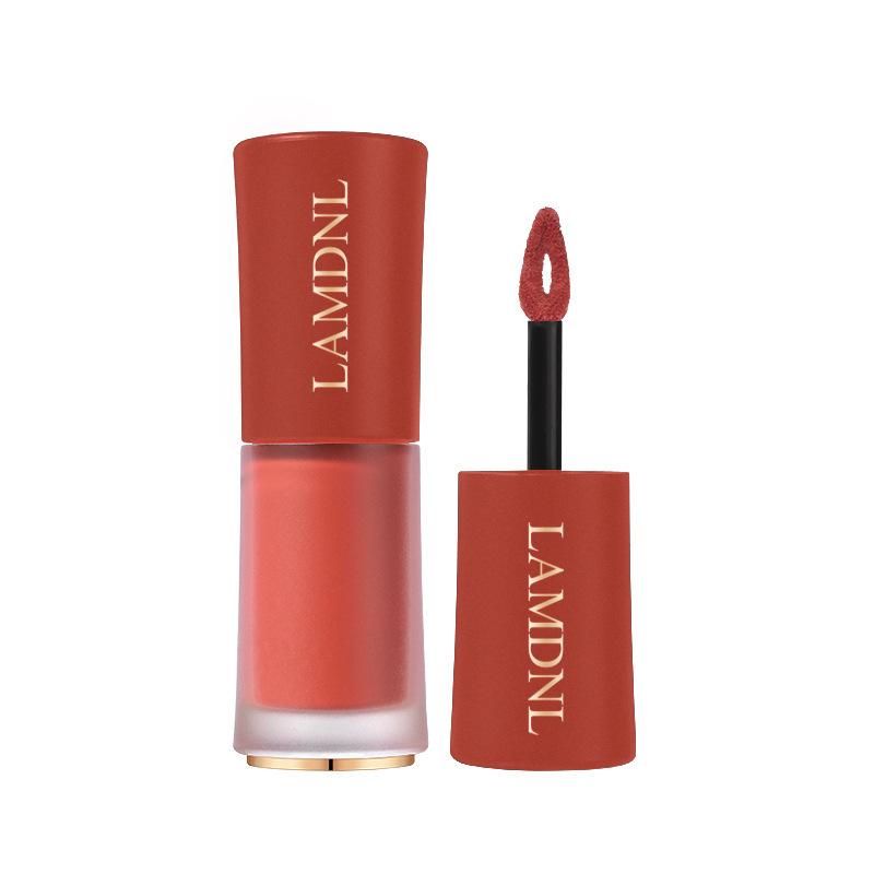 Slim Waist Light Veil Matte Velvet Lip Glaze Lip Gloss Dual-Use Domestic Lip Mud Lipstick Whitening Long-Lasting Makeup Not Easy to Fade
