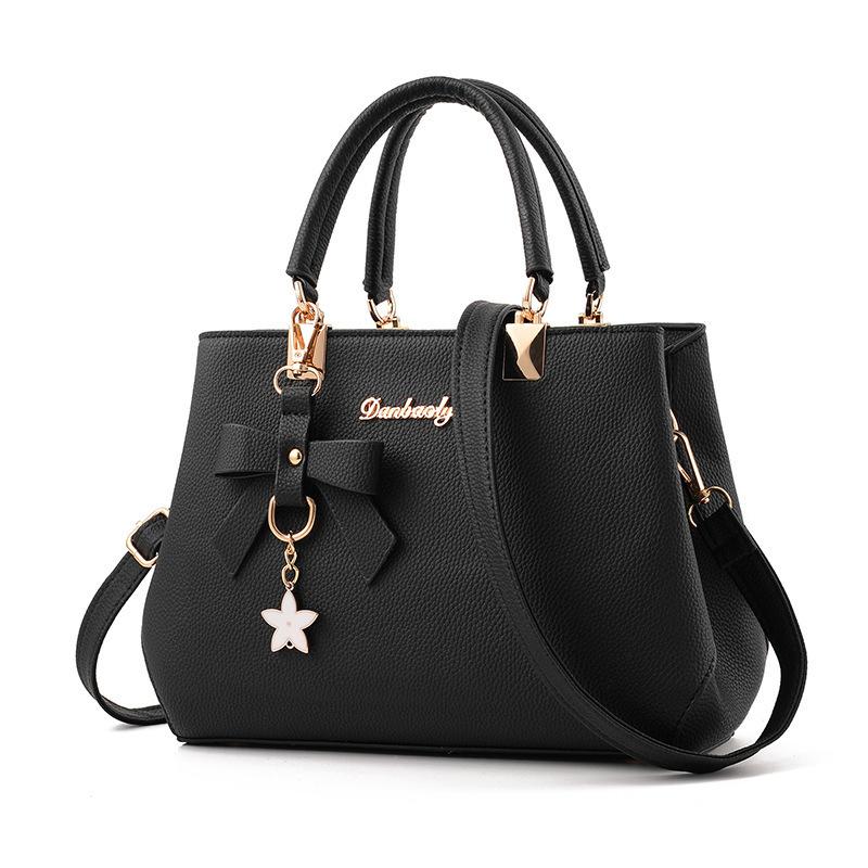 Women's Leather Bag Cross-border Bag Bow Women's Bag Portable Shoulder Bag Crossbody Bag Killer Bag Mother Bag Wholesale