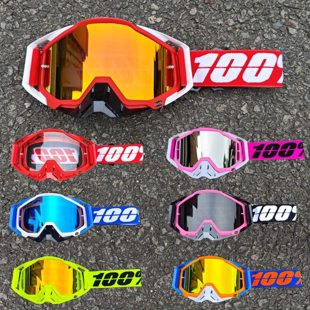 Classic Off-Road Outdoor Motorcycle 100% Riding Sunglasses, Wind and Sand Resistant Helmet Goggles, Cool Mountain Bike