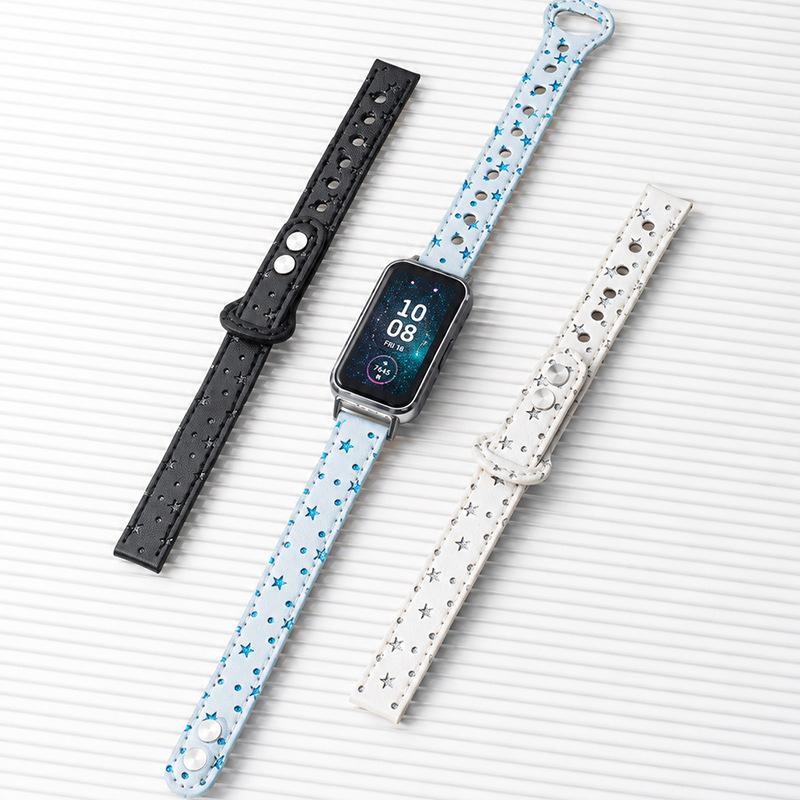 [Watch Strap] Suitable for Huawei 11pro, glitter star Korean style Huawei 8/9/10 fashion wristband for girls