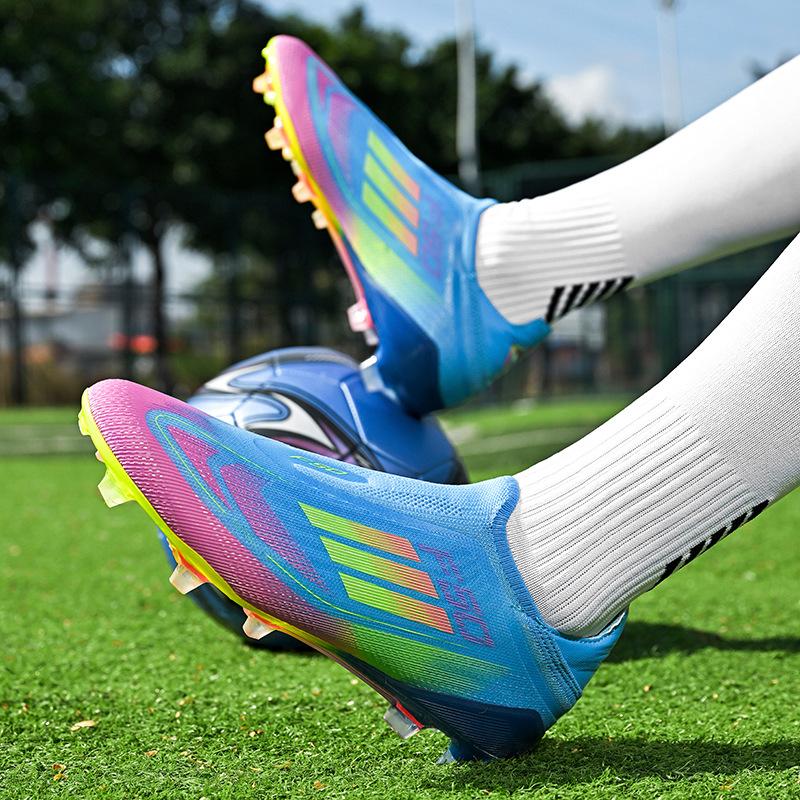 2026 World Cup New Model Long Spike Soccer Shoes Low-Top Unisex Youth Sports Training Shoes Factory Direct Delivery