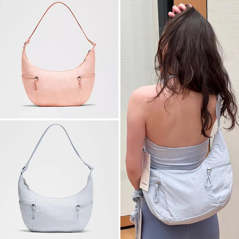 LuLu Bag 26 New Model Cowhorn Bag 3L 6L 13L Women's Trendy Crossbody Bag Large Capacity Single Shoulder Crescent Underarm Bag