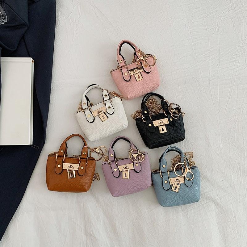 Korean Style Girls' Crossbody Handbag Small Square Bag 2025 Summer New Model Personalized Classic Children's Handbag Shoulder Crossbody Bag