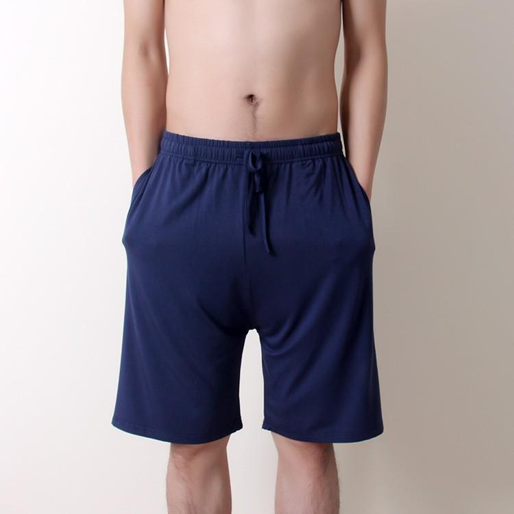Summer Plus Size Shorts Men's Modal Casual Home Loose Five-Quarter Pants Thin Home Pants Pajama Pants Mid-Pants