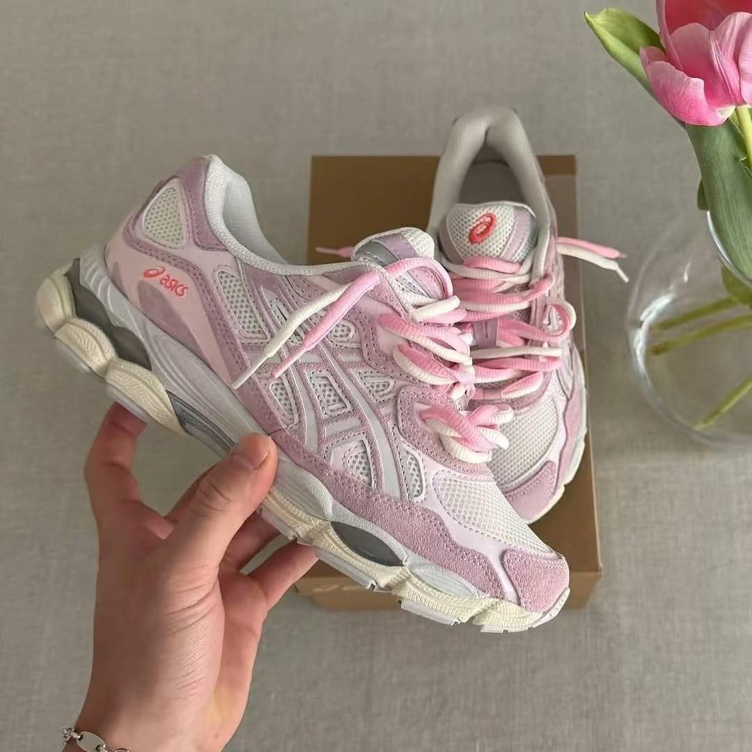 High-End Version Unisex Gel-Nyc Mesh Breathable Running Shoes Couple's Style Wear-Resistant Casual Sports Shoes Height-Increasing
