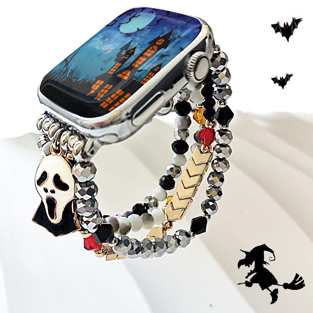 Halloween Party Decoration Watch Strap Suitable for Apple 38-49mm Full Range of Specifications