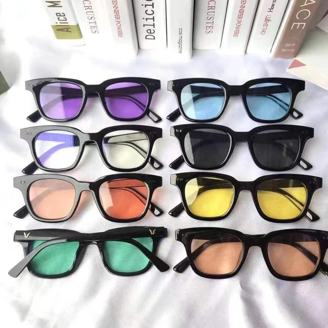 Sunglasses fashion sunglasses multi-color cross-border glasses new glasses frame trend European and American