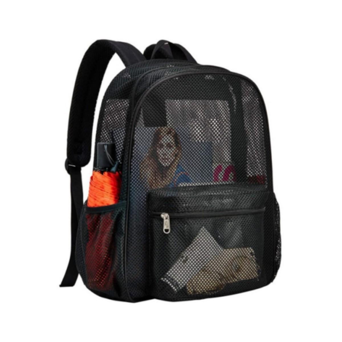 Amazon's New Heavy-Duty Mesh Backpack Is Suitable for Commuting, Swimming, Traveling, Beach Burden-Reducing Beach Bags, and Outdoor Sports