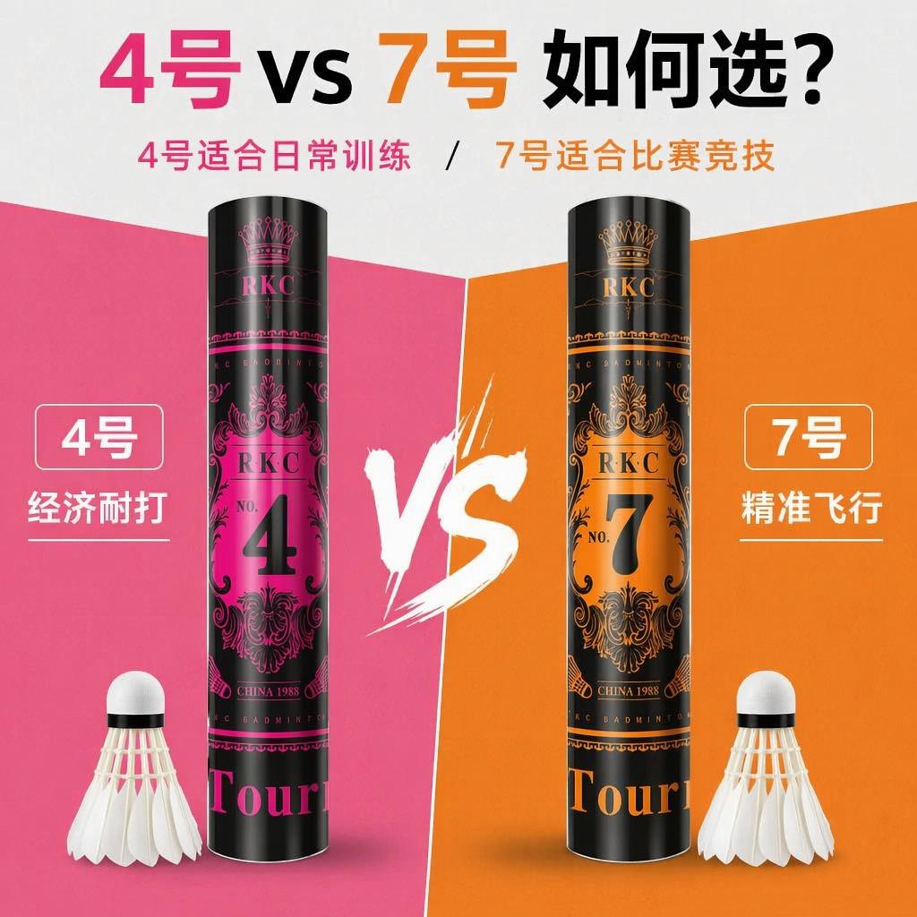 Asian Lion Badminton No. 4 Ball Durable Duck Feather Competition Professional Durable Badminton Training Ball for Indoor and Outdoor Practice