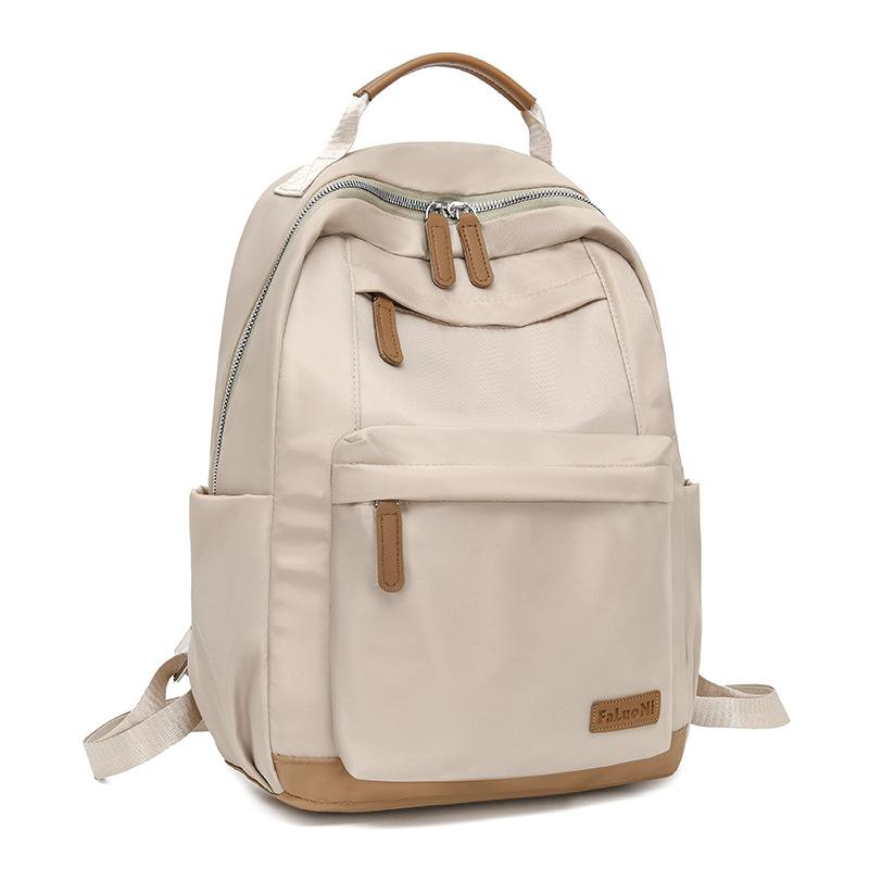 Forest Style Large-Capacity Solid Color Backpack for Women, Commuter Bag, Women's Backpack, Shoulder Bag, Travel Backpack