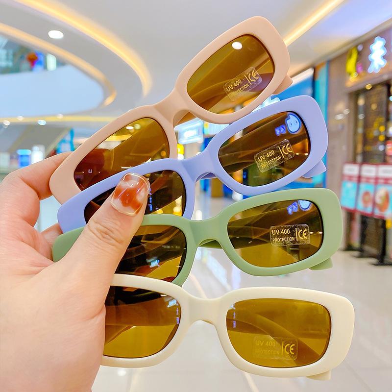 New Egg-Shaped Sunglasses Children's Glasses Sunglasses Wholesale Gradient Color Cross-Border Popular Baby