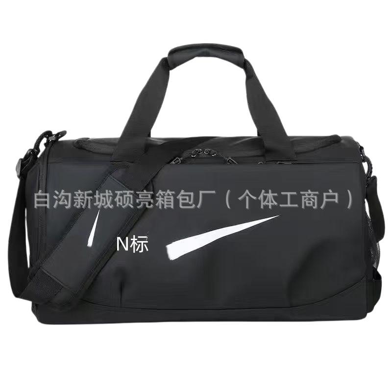 Sports and leisure handbag, unisex travel bag, shoulder and crossbody bag, large capacity, small size, black, free shipping available