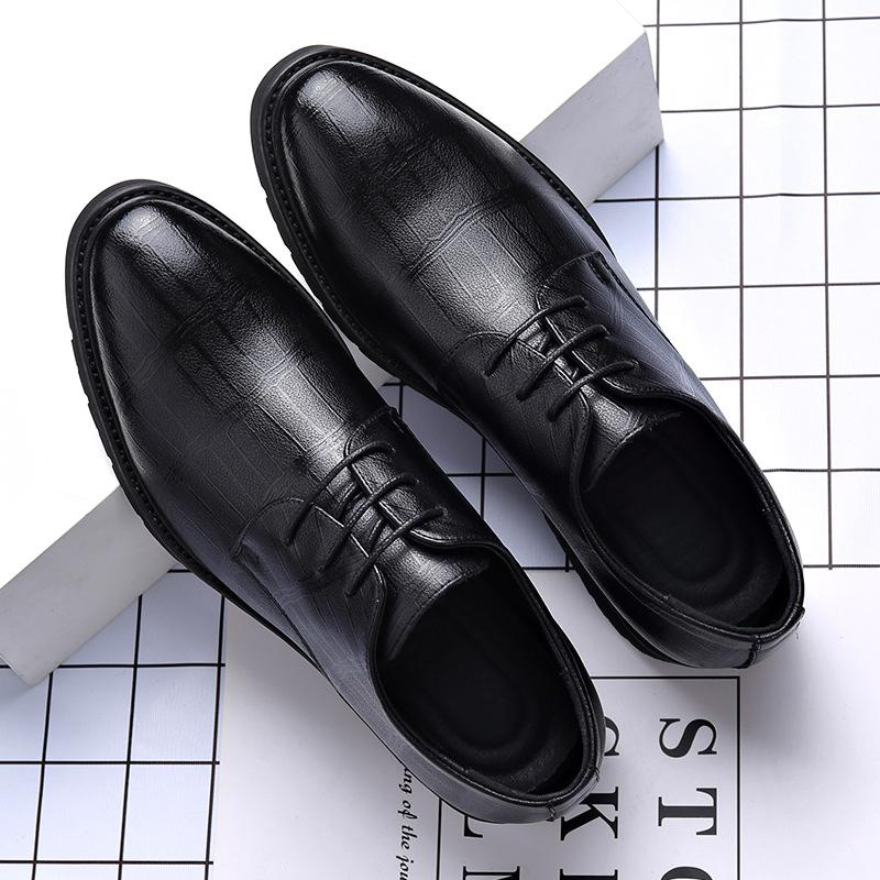 Autumn 2024 genuine leather men's formal wear business leather shoes cross-border plus size men's shoes 50 yards wedding best man shoes increased inside