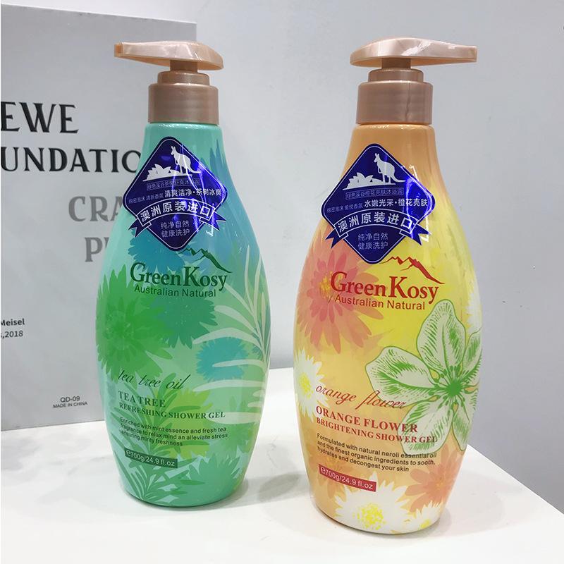 Australian Green Valley Tea Tree Orange Blossom Shower Gel Is Refreshing, Cool, Long-Lasting, Fragrant, Moisturizing and Genuine