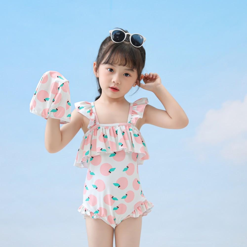 Clearance Children's Swimwear Girls' European and American Style Baby Swimwear One-Piece Swimsuit Children's Swimwear Girls