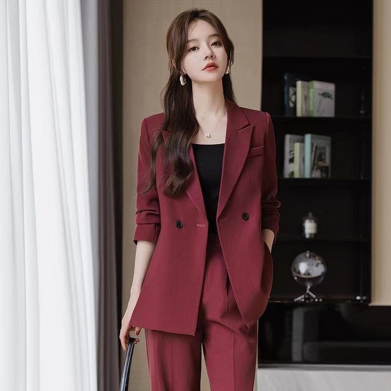 Three-Piece Suit for Women, Spring and Summer 2026 New Style, Elegant Goddess Style Business Attire, Suit with Long Pants and Jacket