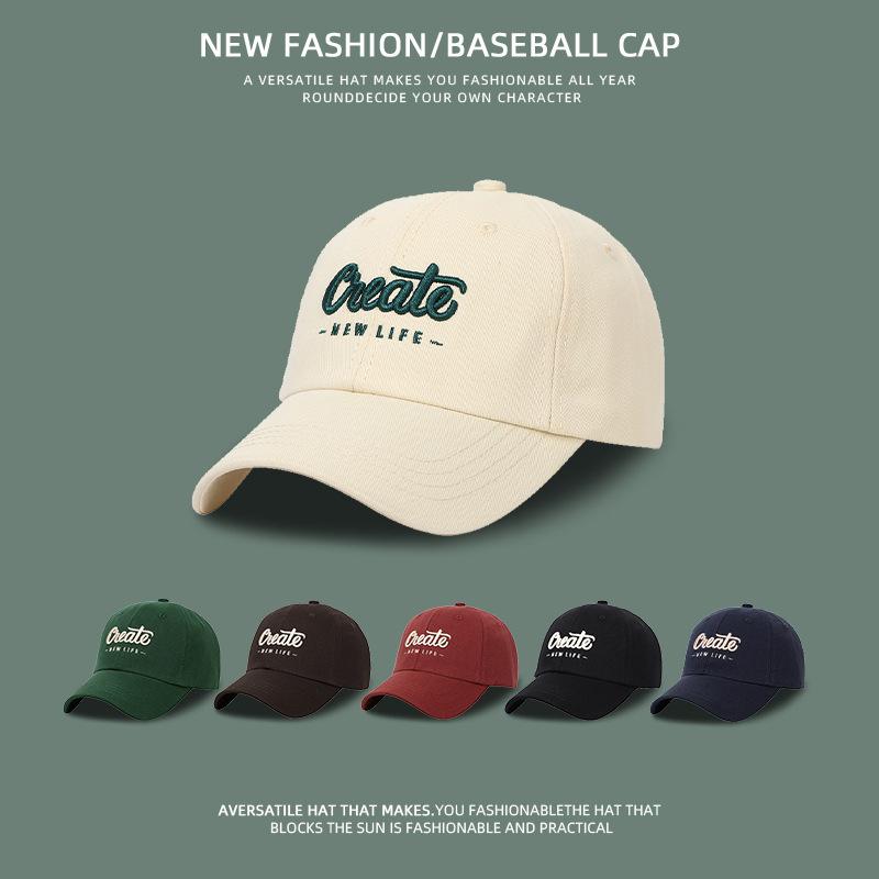 Hat, Baseball Cap, Peaked Cap, Spring and Summer Sun Protection Hat, Sunshade Hat for Women and Men, Sun Protection, Breathable, Adjustable