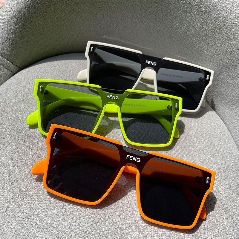 Ins Style Sunglasses Men's Trendy Cool All-In-One 2024 New Sunglasses Women's Mesh Sun Visors Factory Direct Sales