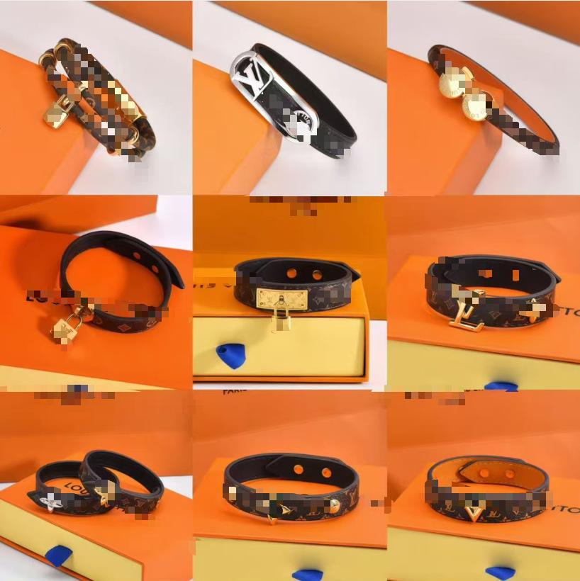 European and American Style Vintage Leather Cord Bracelet for Men and Women with Alloy Buckle, Fashionable Couple's Jewelry, Cross-Border Hot-Selling Wholesale