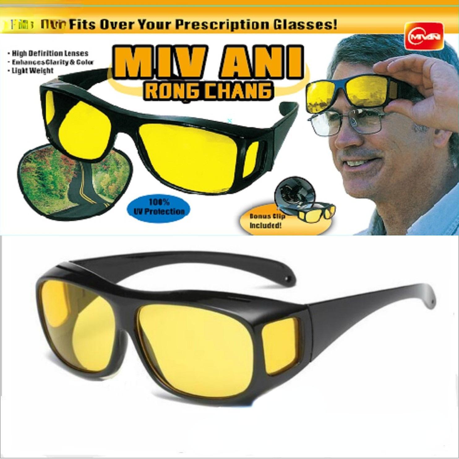 Douyin Men's Night Vision Goggles Dustproof Explosion-proof Riding Glasses Multifunctional Glasses Sunglasses Driving Wind-proof Sunglasses