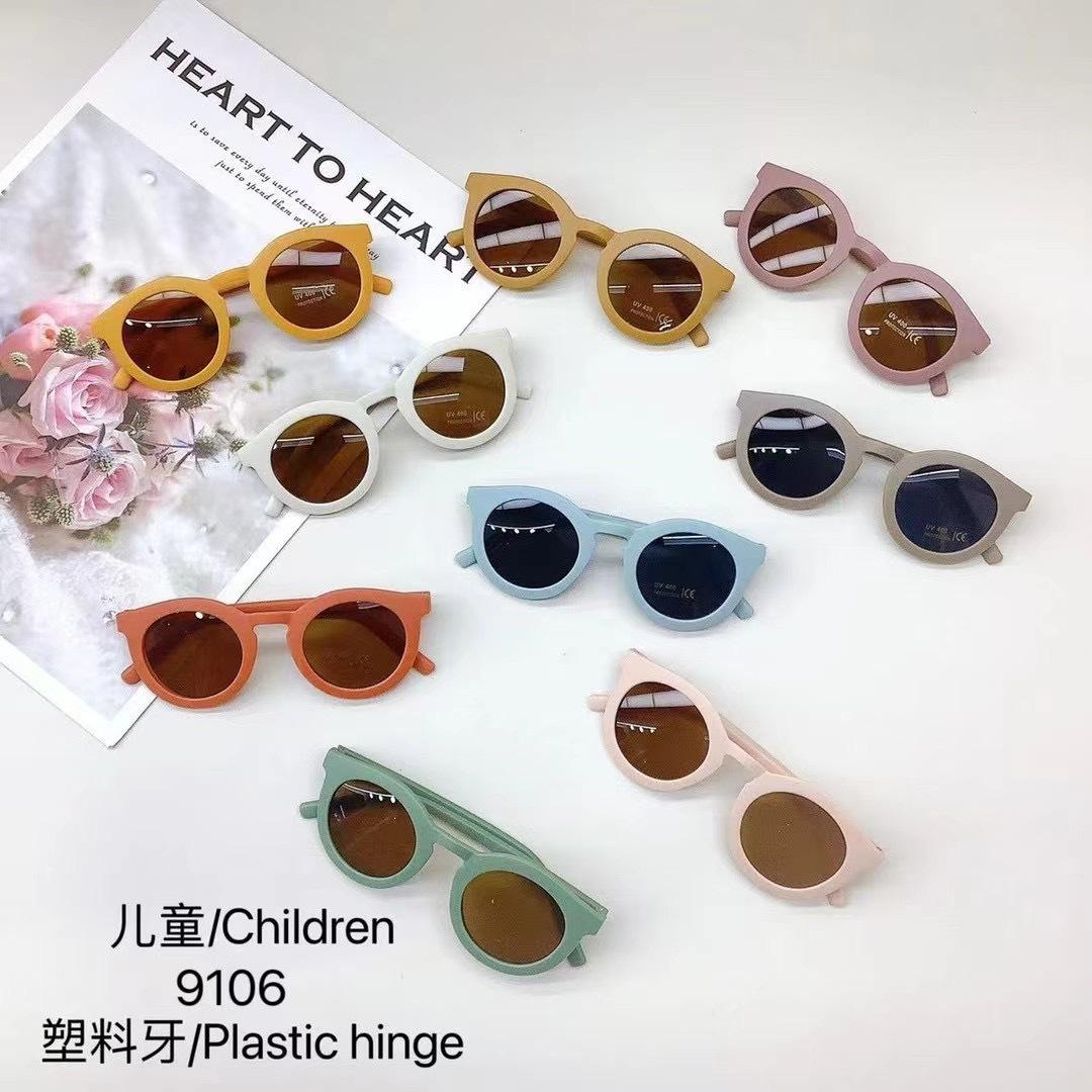 2025 Baby Sun Protection Glasses Children's Sunglasses New Style 1-8 Years Old Baby Decorative Sunglasses Children's Glasses Wholesale